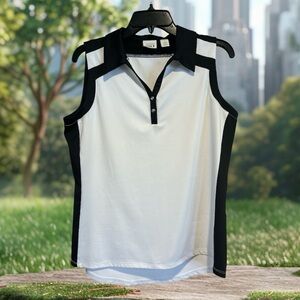 Chicos Zenergy Women’s Golf Sleeveless Top EUC